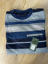 Свитер Nik A1006 navy-grey - делук