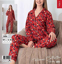 Пижама Estima 0484 red - делук