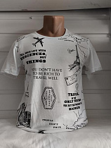 Футболка Panda 1807 white - делук