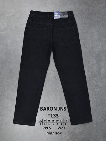 Джинсы God Baron T133 black - делук