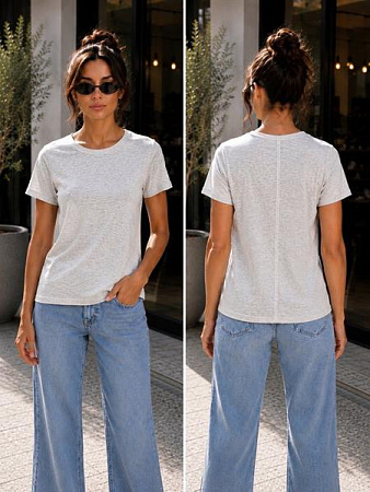Футболка New Season F1710 grey - делук