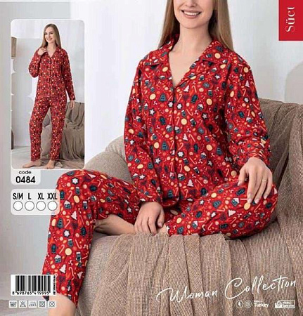 Пижама Estima 0484 red - делук
