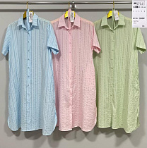 Платье Base CL839 l.blue - делук