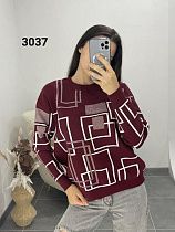 Свитер Fsn 3037 wine - делук