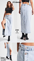 Юбка Maxim Jeans 2790 l.blue - делук