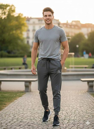 Штаны Спорт Moranny MR513 grey - делук