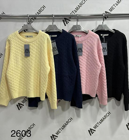 Свитер Met&March 2603 yellow - делук