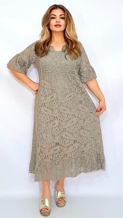 Платье Romeo Life RL497 grey - делук