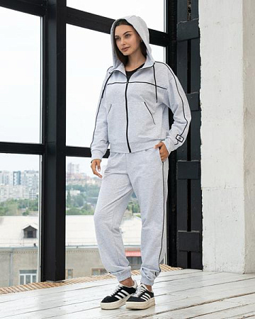 Костюм Спорт Azna Д107 l.grey - делук