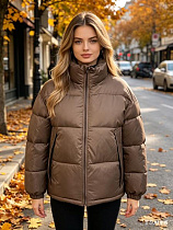 Куртка Jacket B816 brown - делук
