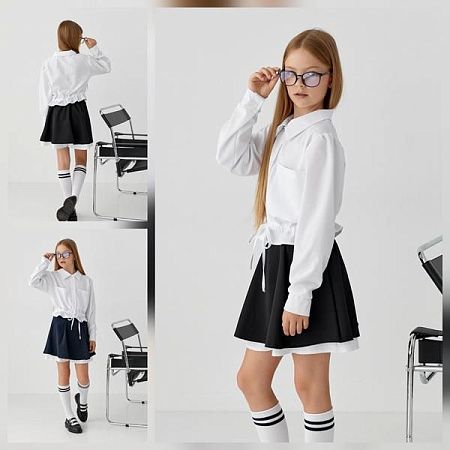 Блузка Moda School M33 white - делук