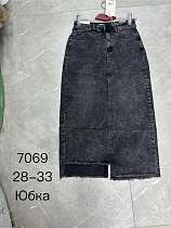Юбка Newjeans 7069 grey - делук