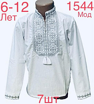 Вышиванка Надийка ND832-1544 white - делук