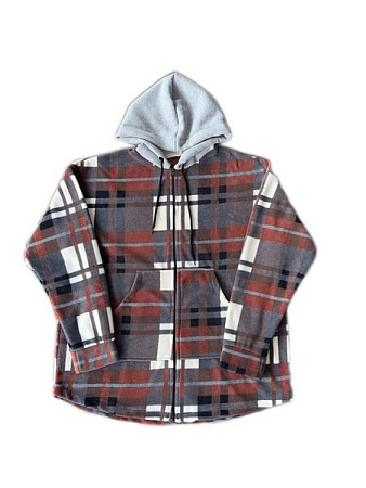 Рубашка Alia 3173 d.grey батал - делук