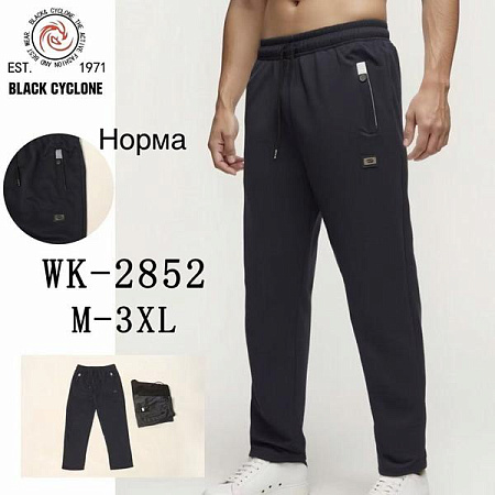 Штаны Спорт Giang 2852 black - делук