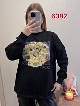 Свитер Fsn 6382 black - делук