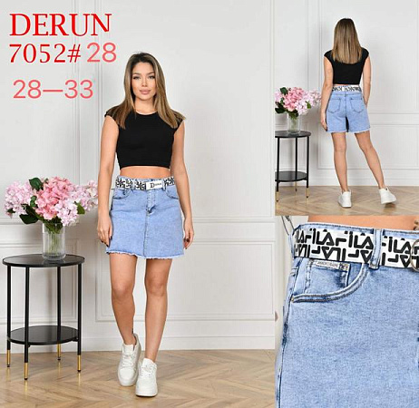 Юбка-Шорты Maxim Jeans 7052 blue - делук