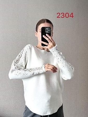 Свитер Fsn 2304 white - делук