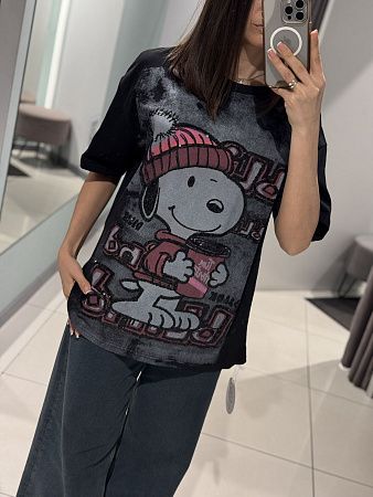 Футболка Comod 1086 black - делук