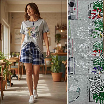 Пижама Homewear A01 mix - делук