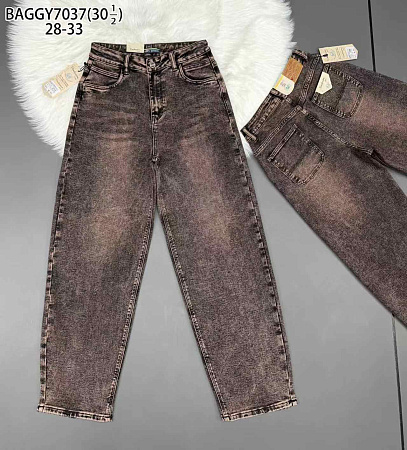 Джинсы Vindassion 7037 brown - делук