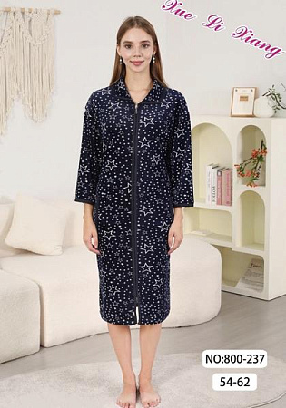 Халат Anion 800-237 black - делук