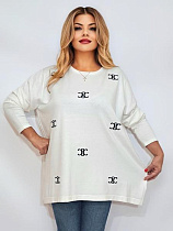 Свитер Romeo Life RL958 white - делук