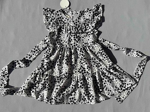 Платье Bright Harmony 695 white-black - делук