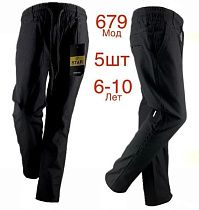 Штаны Надийка 679 black (6-10) - делук