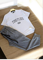 Штаны Спорт Moranny MR1199 grey - делук