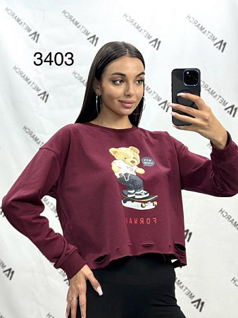 Свитер Met&March 3403 wine - делук