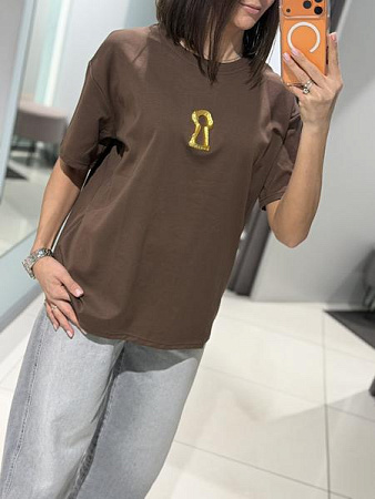 Футболка Comod 6601 brown - делук