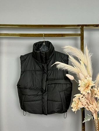 Жилетка Delfinka 543 black - делук
