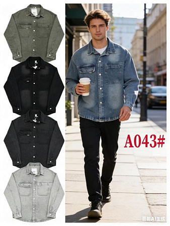 Рубашка Lina A043 l.grey - делук