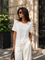 Футболка New Season FB1706 white - делук