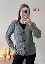 Кофта Fsn 001-2 d.grey - делук