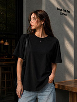 Футболка New Season F1730 black - делук