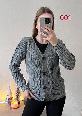Кофта Fsn 001-2 d.grey - делук