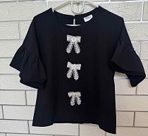 Блузка Moda School 8560 black - делук