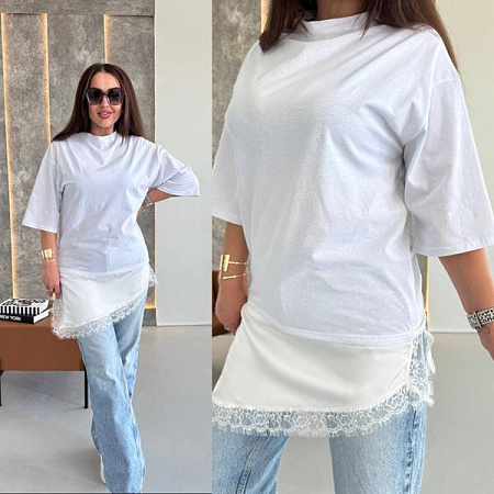 Футболка Sofi Cor 9075 white - делук