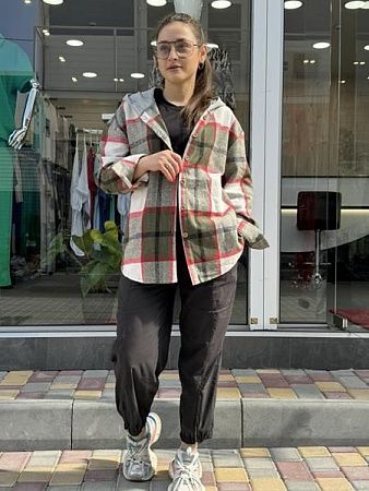 Рубашка Jjf 7732-1 green - делук