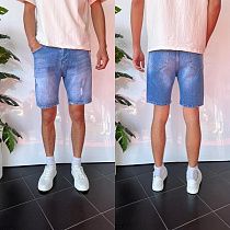Шорты Three Black 2262 l.blue - делук