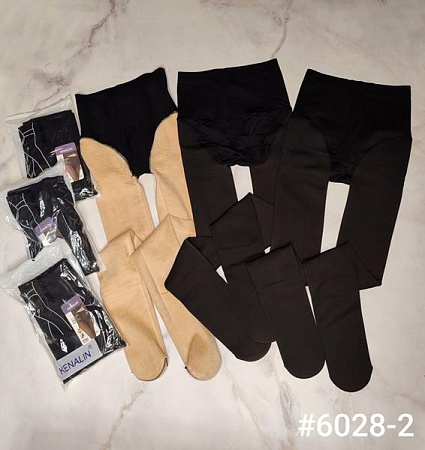 Колготы Kosta 6028-2 black - делук