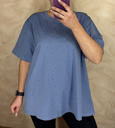 Футболка Levisha 26002 l.blue - делук