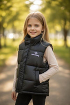 Жилетка Delfinka 2501 black - делук