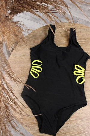 Купальник Sun&Sea M551 black-yellow - делук