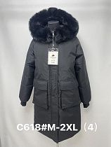 Пальто Jacket C618 black - делук