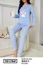 Пижама Estima 70176 l.blue - делук