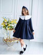 Платье Seven Zikina 1329 navy - делук