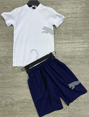 Костюм Mirwear Kids 284-3-285 white-navy - делук